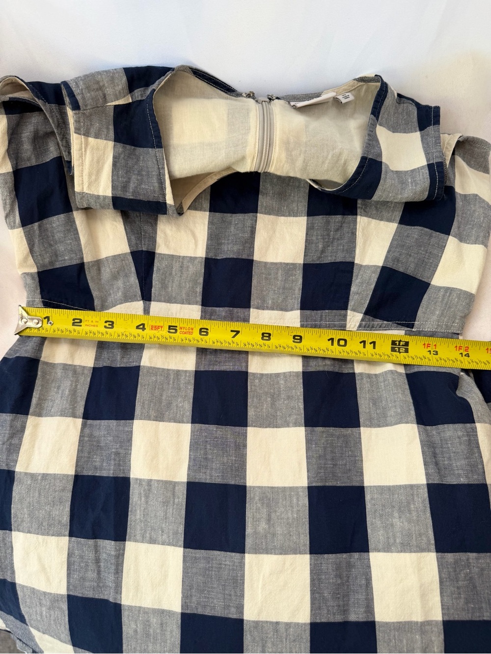 JW Anderson x Uniqlo Gingham Tiered Midi Dress XS - Picture 6 of 6